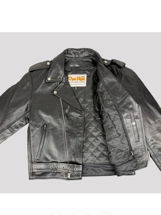 Open Road Brands Other - OPEN ROAD MEN’S BUFFALO LEATHER BIKER JACKET